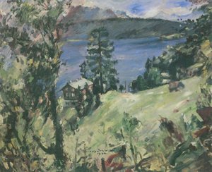 Walchenseelandschaftn alkotó: Lovis Corinth